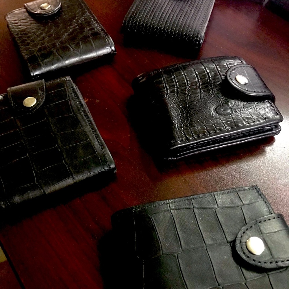 Genuine leather new Mens wallets